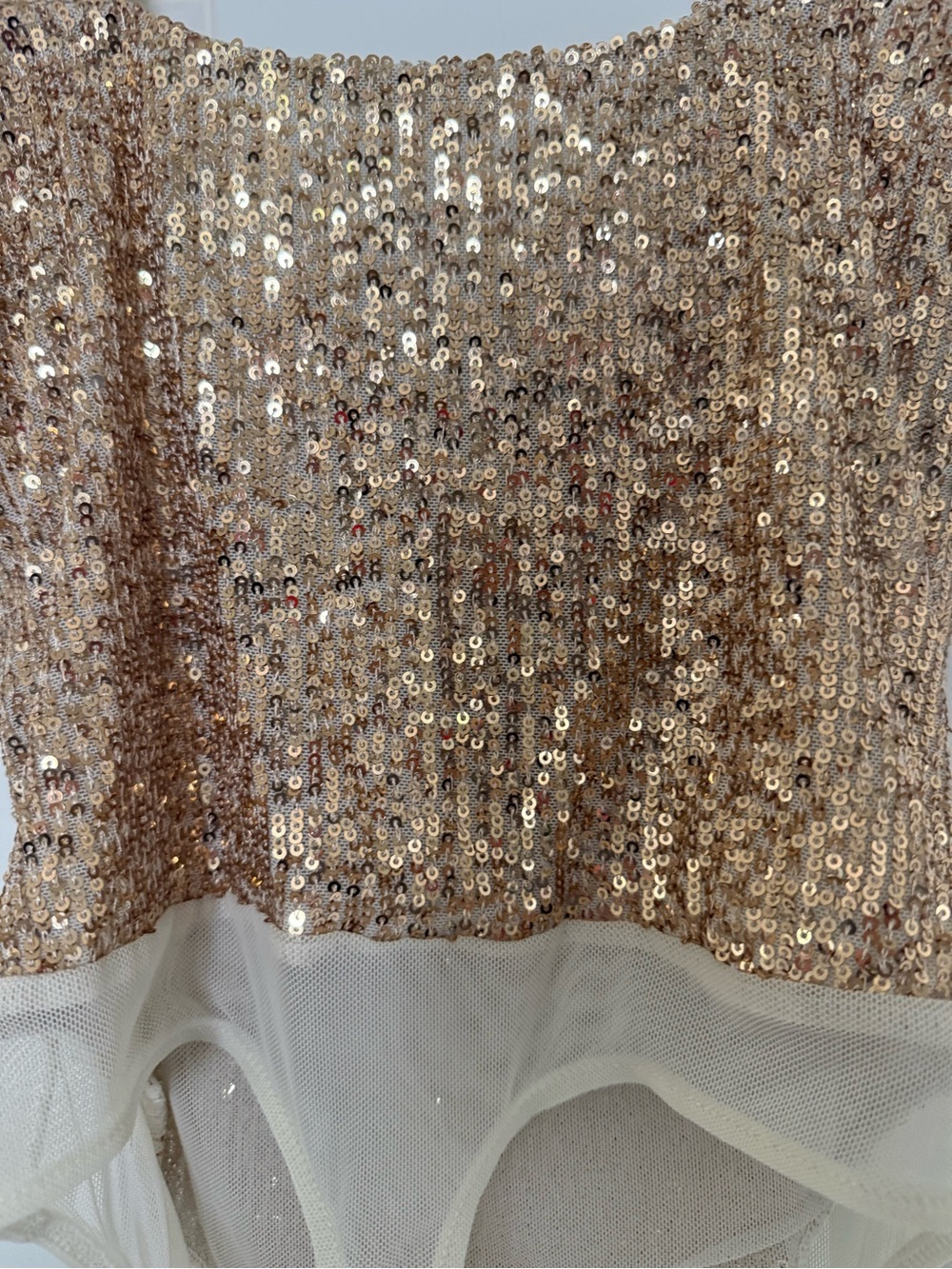 Free People Gold Sequin Bodysuit - Picture 4 of 5